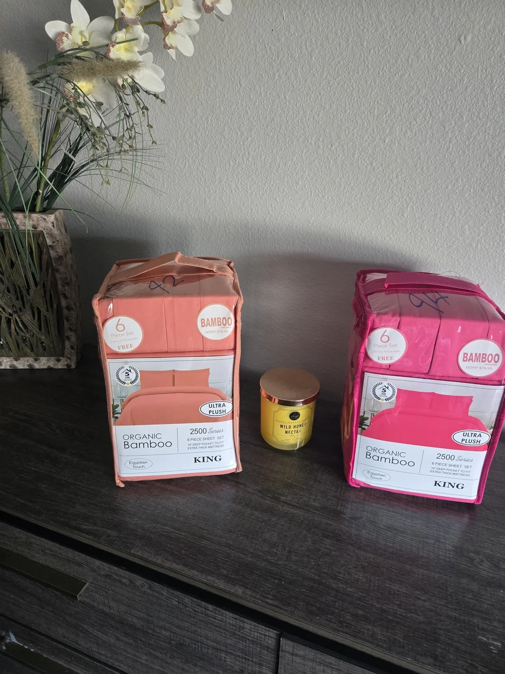 Organic Bamboo King Sheet Set